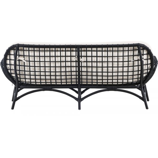 Moana 3-sits soffa - Svart Moana 3-sits soffa - Svart