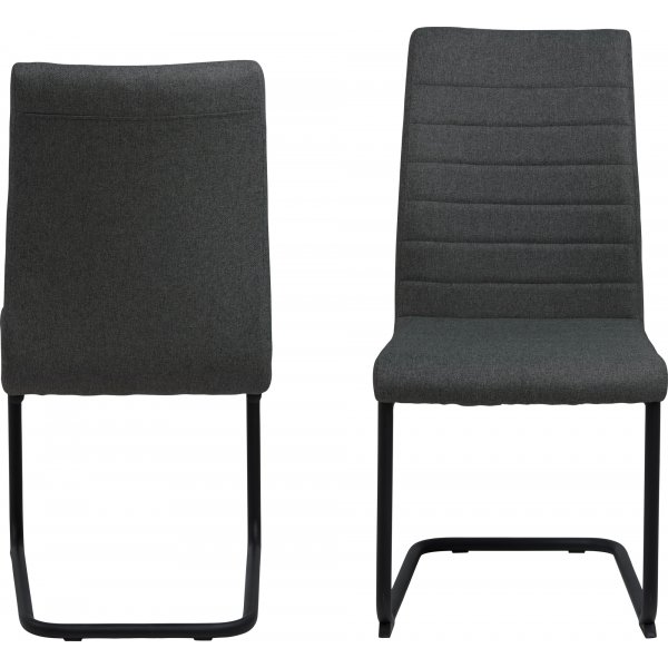 Moon matstol - Grå/svart Moon matstol - Grå/svart