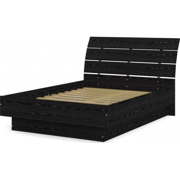 Naia bed 137 x 191 cm - Zwart