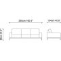 Soffa Secret - 255 cm