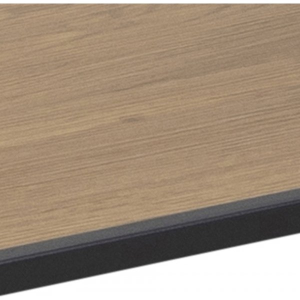 Seaford steghylla 77x138 cm - Ek/svart Seaford steghylla 77x138 cm - Ek/svart