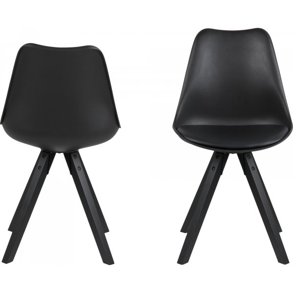 Dima matstol - Svart PU Dima matstol - Svart PU