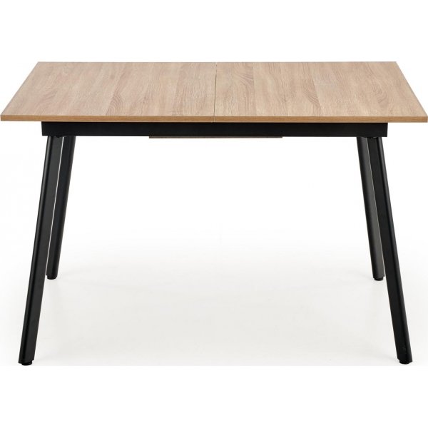 Table  manger Brom 120-160 x 80 cm - Chne/gris