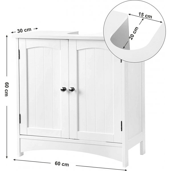 Meuble bas Annette 60 cm - Blanc Meuble bas Annette 60 cm - Blanc