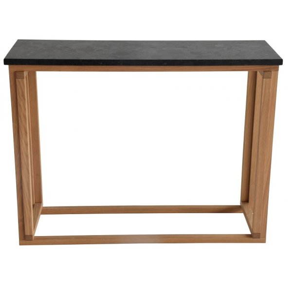 Accent konsolbord - Ek / Svart granit