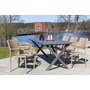 Scottsdale utematgrupp med 6 st karmstolar (stapelbara) och matbord 190 cm - Natur + Textilskydd fr mbler