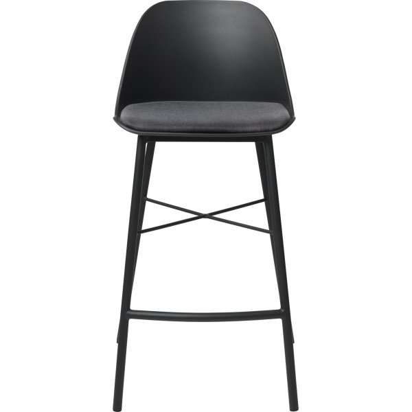 Tabouret de bar Drake noir avec coussin d\\\'assise SH68 cm Tabouret de bar Drake noir avec coussin d\\\'assise SH68 cm