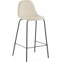 Bridge barstol i beige sammet