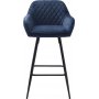 Carina barstol i bl sammet sitthjd 67 cm