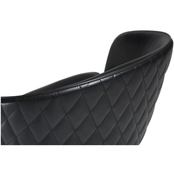 Dual karmstol - Vintage svart