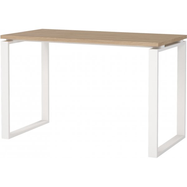 Bureau Sign 120 cm - Blanc/hickory
