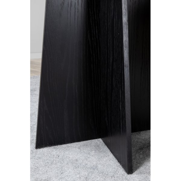 Bootcut eettafel 110 cm - Zwart