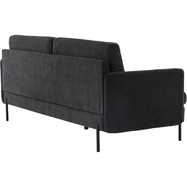 Antibes 2-sits soffa - Svart/Mörkgrå Antibes 2-sits soffa - Svart/Mörkgrå
