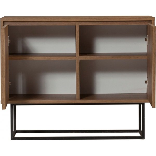 Walnoten dressoir 90 cm breed + Meubelpoten