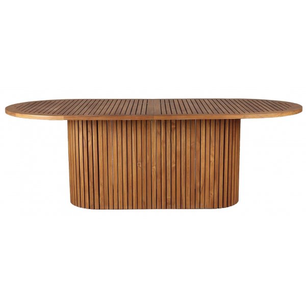 Utebord teak ovalt 220x100 cm Utebord teak ovalt 220x100 cm