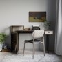 Loyd skrivbord 141x92 cm - Brun/ljus mocka