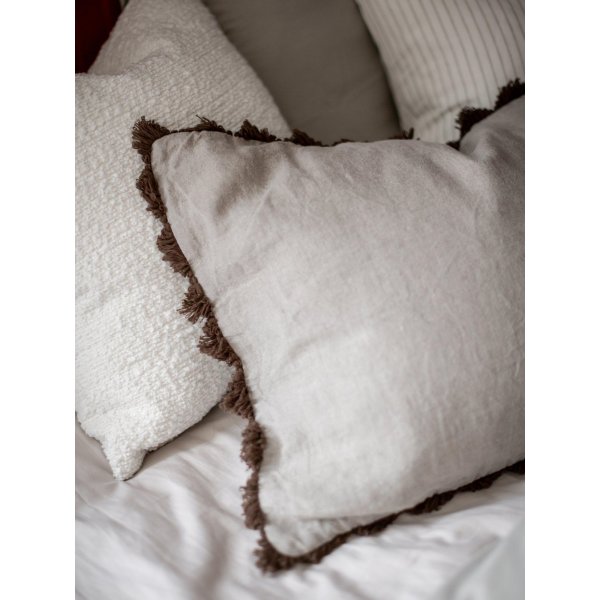 Housse de coussin Trond - Blanc cass