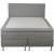 Dream compleet continentaal bed met hoofdbord en zakophanging - 180 x 200 cm - Beige