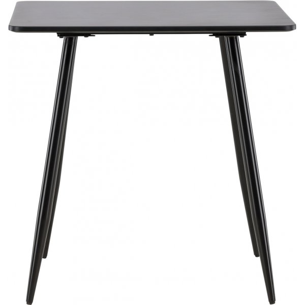 Polar matbord 75 x 75 cm - Svart