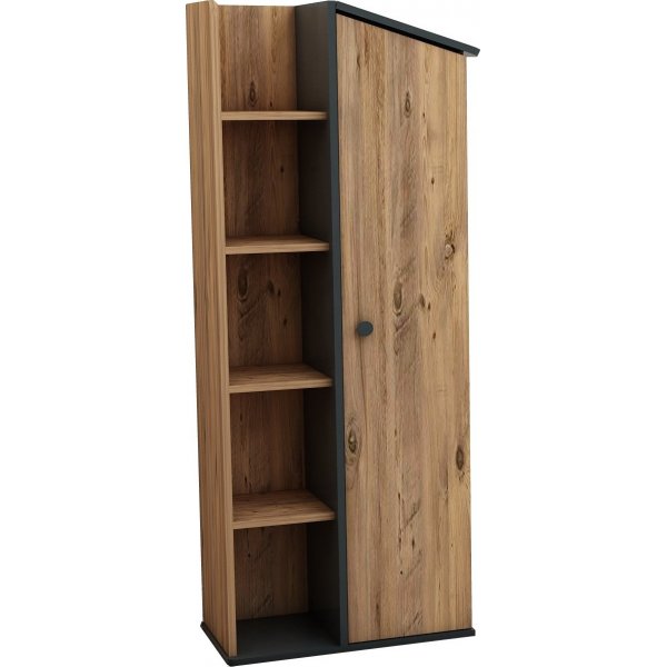 Valerin bokhylla - Furu/antracit Valerin bokhylla - Furu/antracit