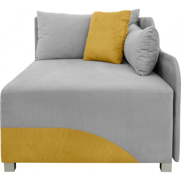 Canapé-lit Elo droit - Gris Canapé-lit Elo droit - Gris