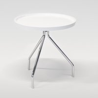 Tray Lampbord runt - Vit Tray Lampbord runt - Vit