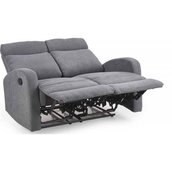 Canapé inclinable 2 places Anslo - Gris Canapé inclinable 2 places Anslo - Gris