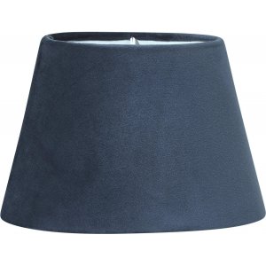 Oval Sammet lampskrm - Bl