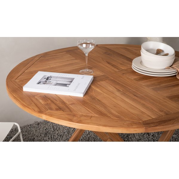 Kenya matbord Ø120 - Teak Kenya matbord Ø120 - Teak