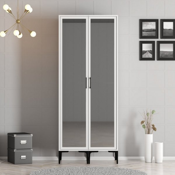 Armoire Kumsal 4 Blanc Armoire Kumsal 4 Blanc