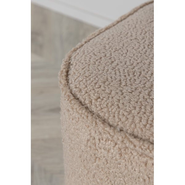Pouf Chip - Peluche beige