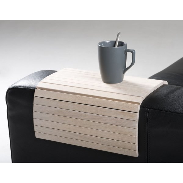 Hayden bricka soffarmstöd - Whitewash ek Hayden bricka soffarmstöd - Whitewash ek