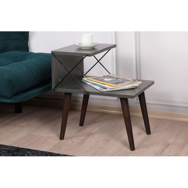 Kruis nachtkastje - Antraciet