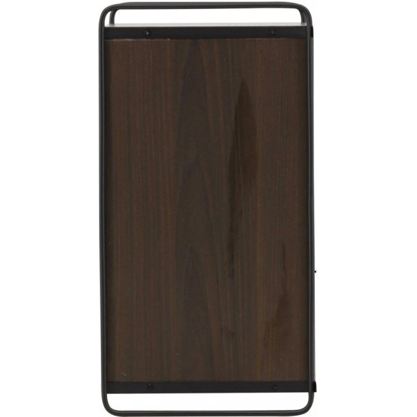 Paris wandkast 68 x 60 cm - Zwart/Mocca