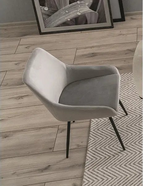 Albi matstol - Ljusgrå sammet Albi matstol - Ljusgrå sammet