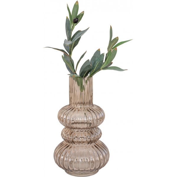 Bloemenvaas - Rookglas