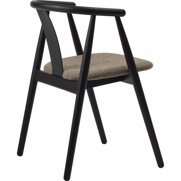 Fauteuil Dictu - Latte/noir Fauteuil Dictu - Latte/noir