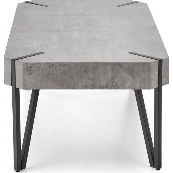 Marlene salontafel 110 x 60 cm - Zwart/betonpatroon Marlene salontafel 110 x 60 cm - Zwart/betonpatroon