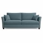 Soffa Liberty 3-sits med nitar - Blgrn