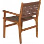 Porto Bello Karmstol Teak / Anilinlder