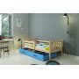 Carino juniorsng med frvaringslda 80 x 190 cm - Valfri frg