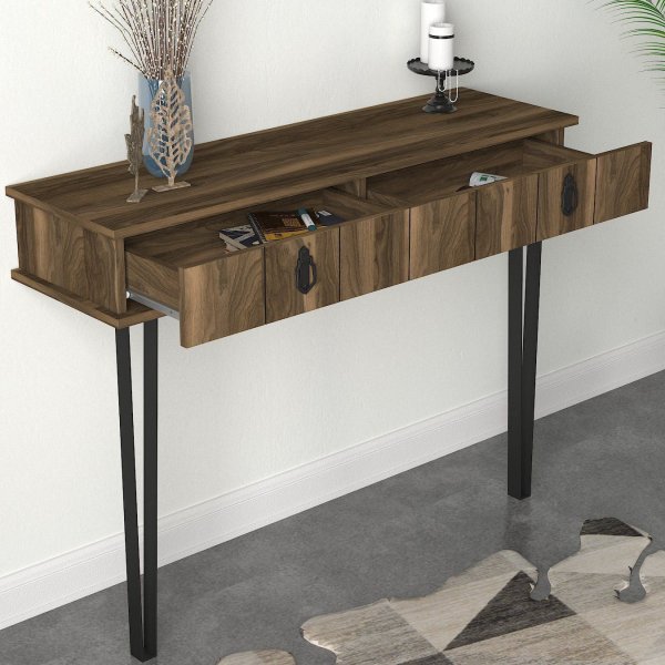 Table d\\\'appoint Lost 120 x 36 cm - Noyer Table d\\\'appoint Lost 120 x 36 cm - Noyer