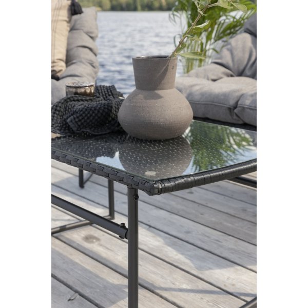 Groupe de canapés Tina - Noir/gris Groupe de canapés Tina - Noir/gris