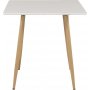 Bridge matbord 75 cm - Vit/ek