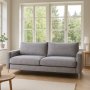 Soffa Nordic 219 cm - Grbeige lderimitation