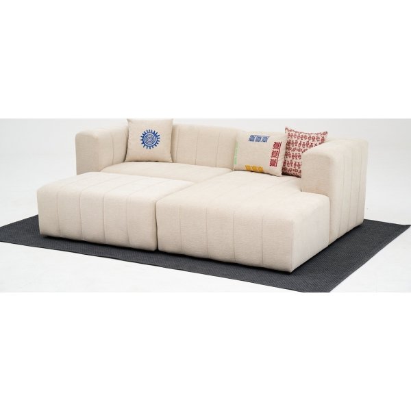 Beyza mini divansoffa höger - Cream Beyza mini divansoffa höger - Cream