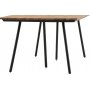 Chan matbord 200 x 100 cm - Svart/Natur