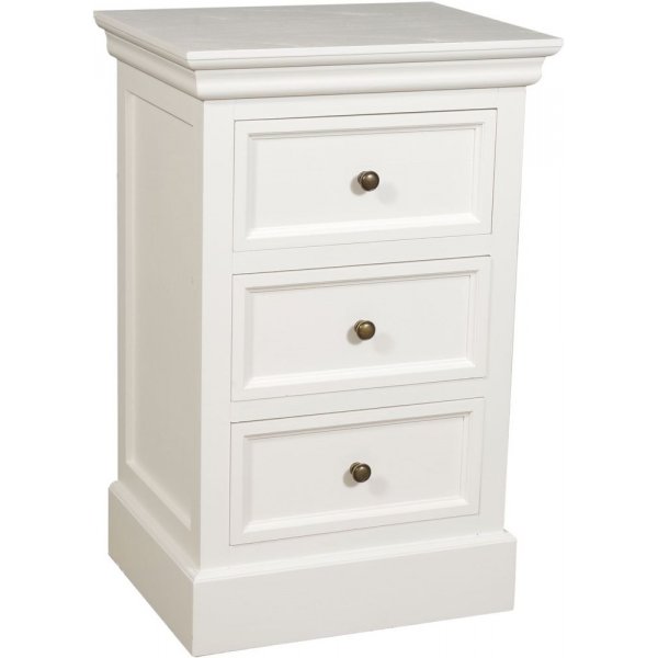 Nachtkastje antiek wit - Bristol Nachtkastje antiek wit - Bristol