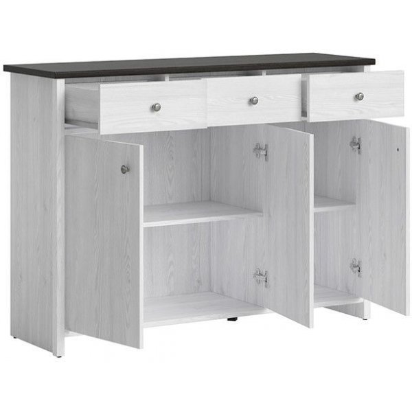 Salvador sideboard - Vit/svart Salvador sideboard - Vit/svart