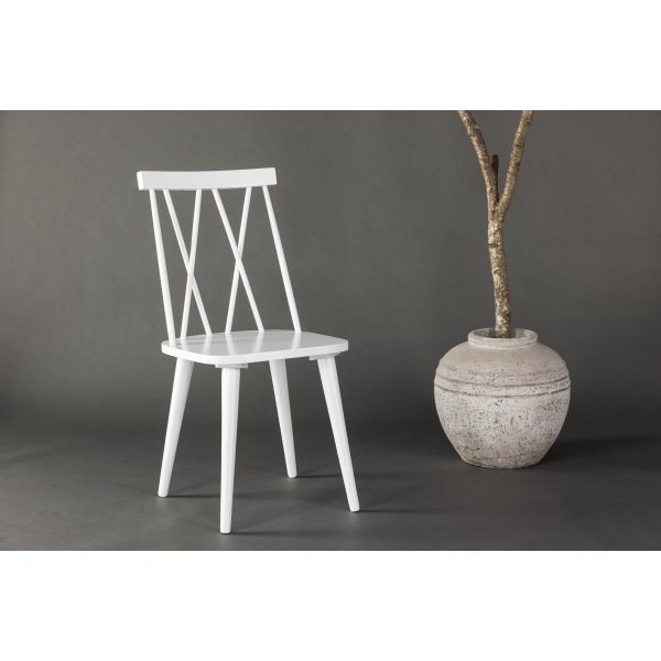 Mariette matstol - Vit